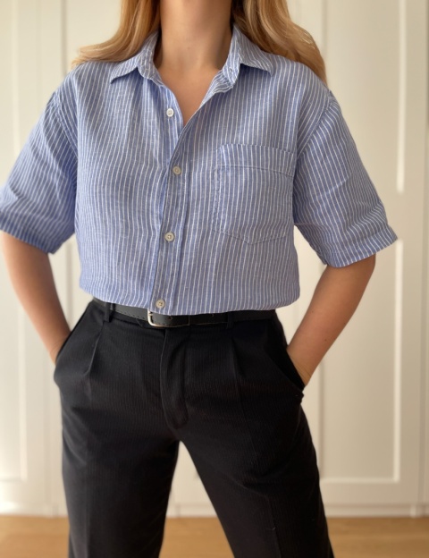 Lniana koszula, M/XL unisex