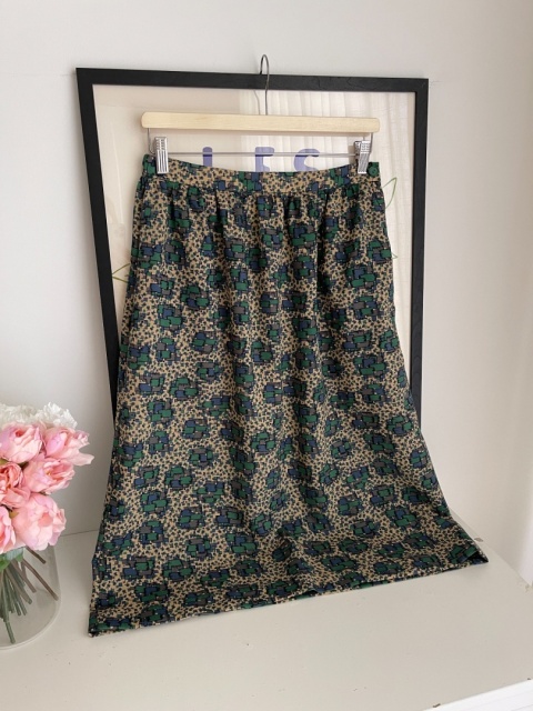 Spódnica vintage, 100% wełna - S/M